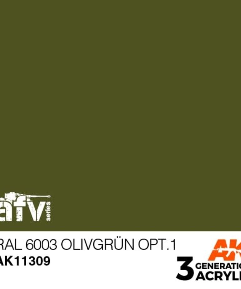 AK Interactive AK11309 3G AFV RAL 6003 Olivgrün opt.1 17ml