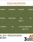 AK Interactive AK11311 3G AFV RAL 6011 Resedagrün 17ml