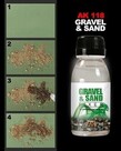 AK Interactive AK118 Auxiliary Gravel & Sand Fixer 100ml