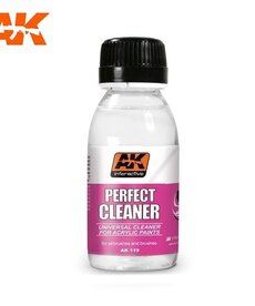 AK Interactive AK119 Auxiliary Perfect Cleaner for Acrylic Paint 100ml