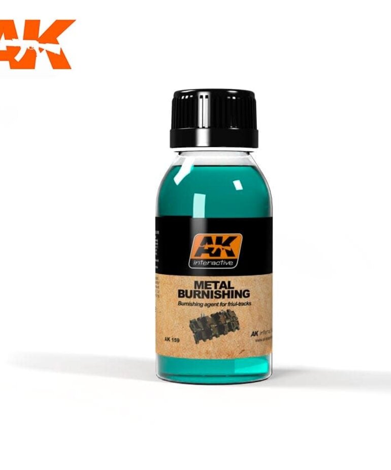 AK Interactive AK159 Auxiliary Metal Burnishing 100ml