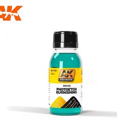 AK Interactive AK174 Auxiliary Brass Photoetch Burnishing 100ml