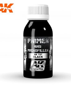 AK Interactive AK757 Auxiliary Primer and Microfiller Black 100ml