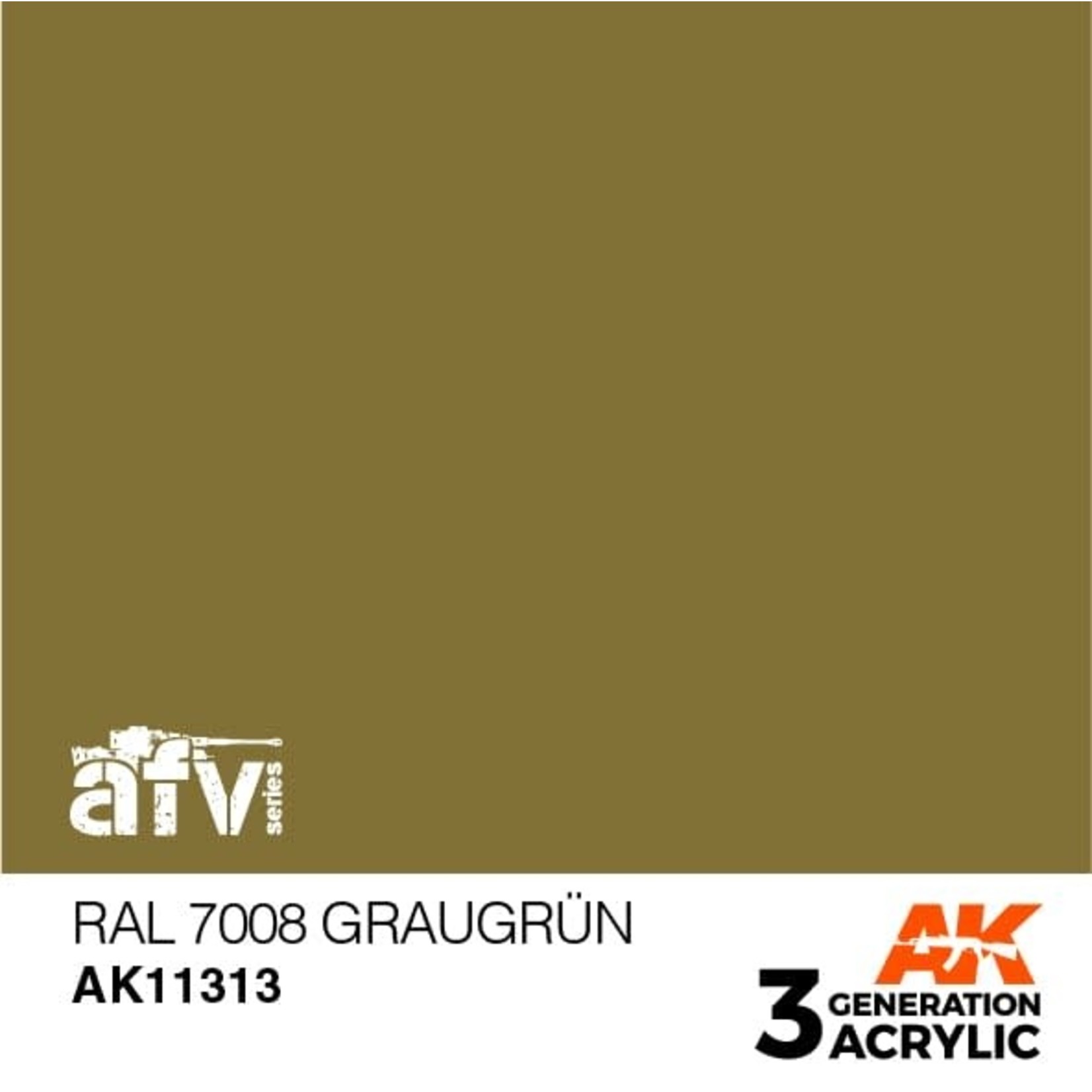AK Interactive AK11313 3G AFV RAL 7008 Graugrün 17ml