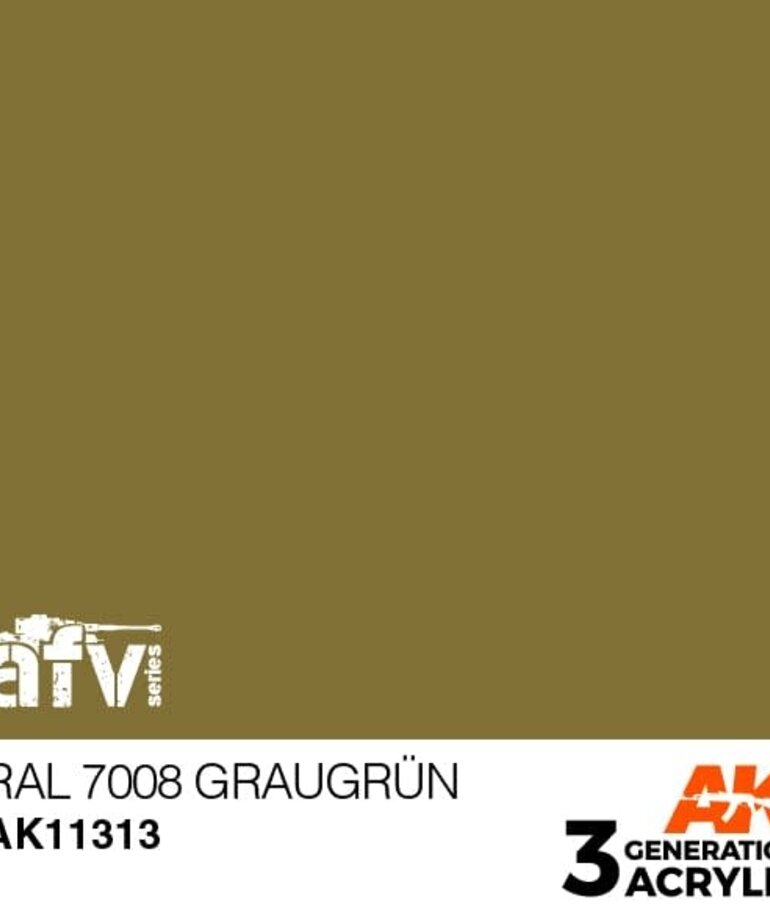 AK Interactive AK11313 3G AFV RAL 7008 Graugrün 17ml