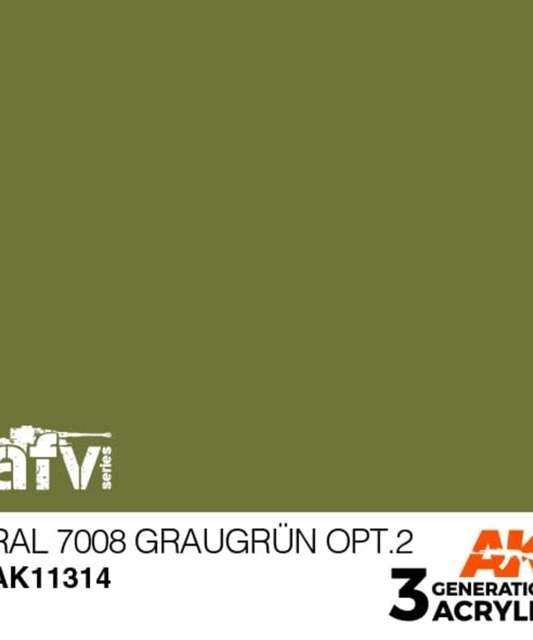 AK Interactive AK11314 3G AFV RAL 7008 Graugrün Opt 2 17ml