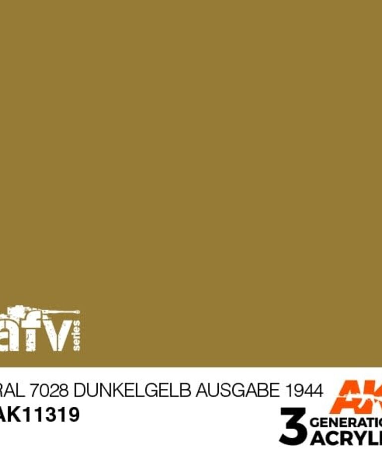 AK Interactive AK11319 3G AFV RAL 7028 Dunkelgelb Ausgabe 1944 17ml