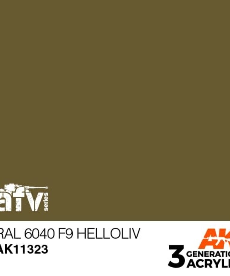 AK Interactive AK11323 3G AFV RAL 6040 F9 Helloliv 17ml