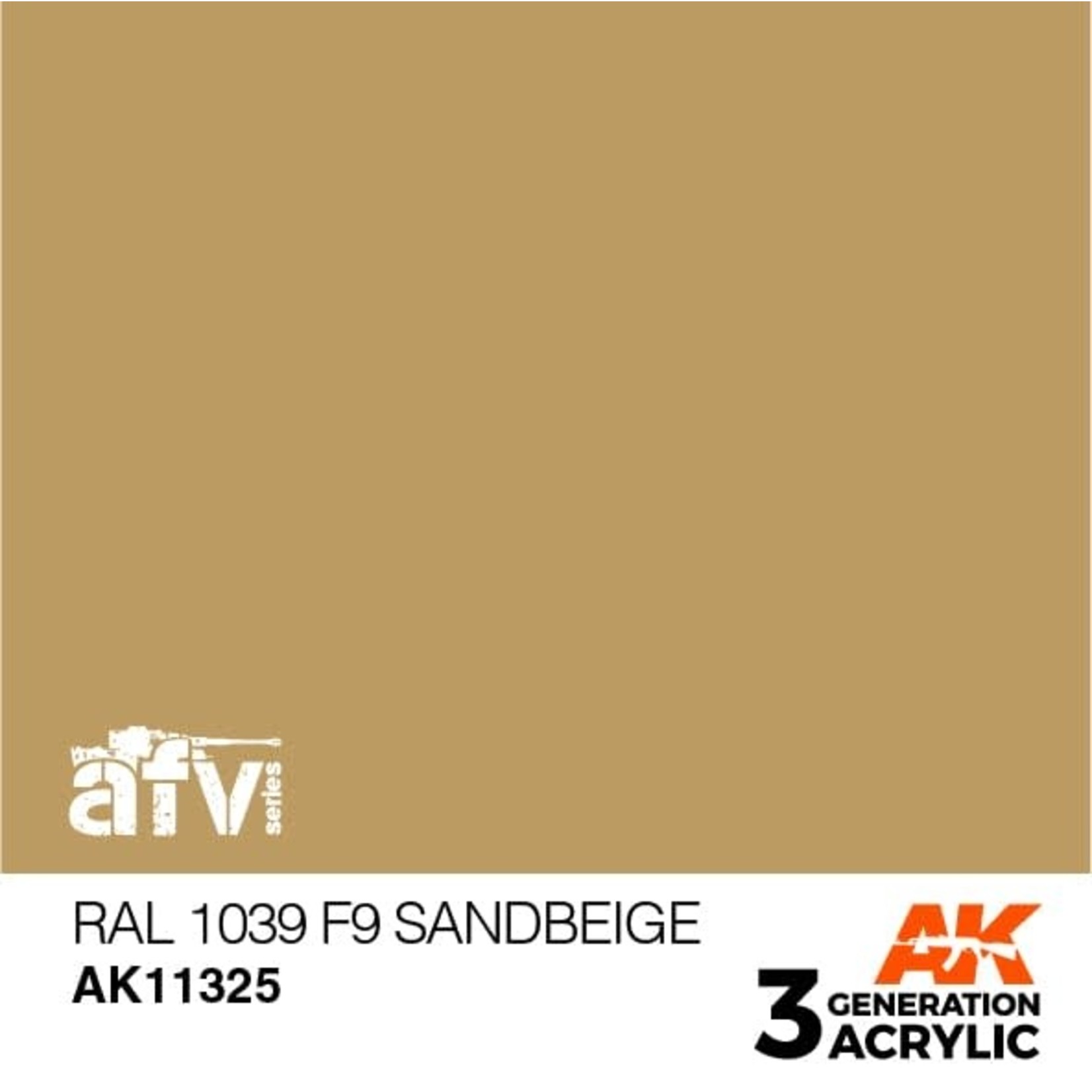 AK Interactive AK11325 3G AFV RAL 1039 F9 Sandbeige 17ml