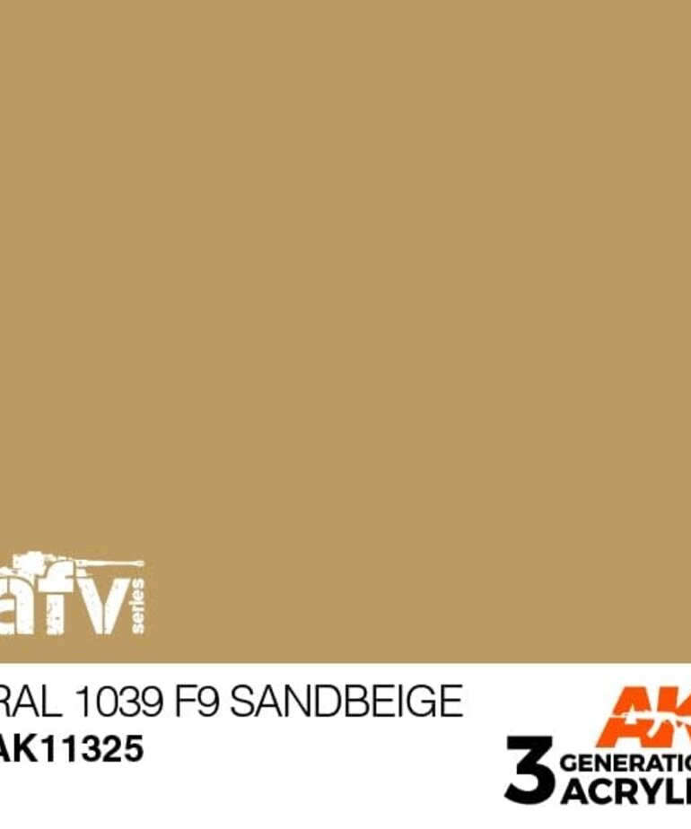 AK Interactive AK11325 3G AFV RAL 1039 F9 Sandbeige 17ml
