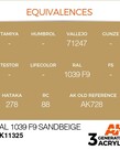 AK Interactive AK11325 3G AFV RAL 1039 F9 Sandbeige 17ml