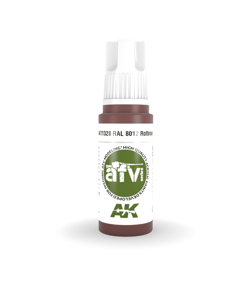 AK Interactive AK11328 3G AFV RAL 8012 Rotbraun 17ml