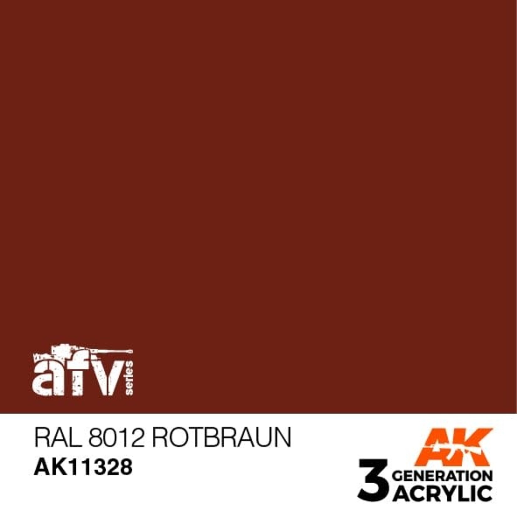 AK Interactive AK11328 3G AFV RAL 8012 Rotbraun 17ml