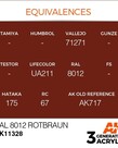 AK Interactive AK11328 3G AFV RAL 8012 Rotbraun 17ml