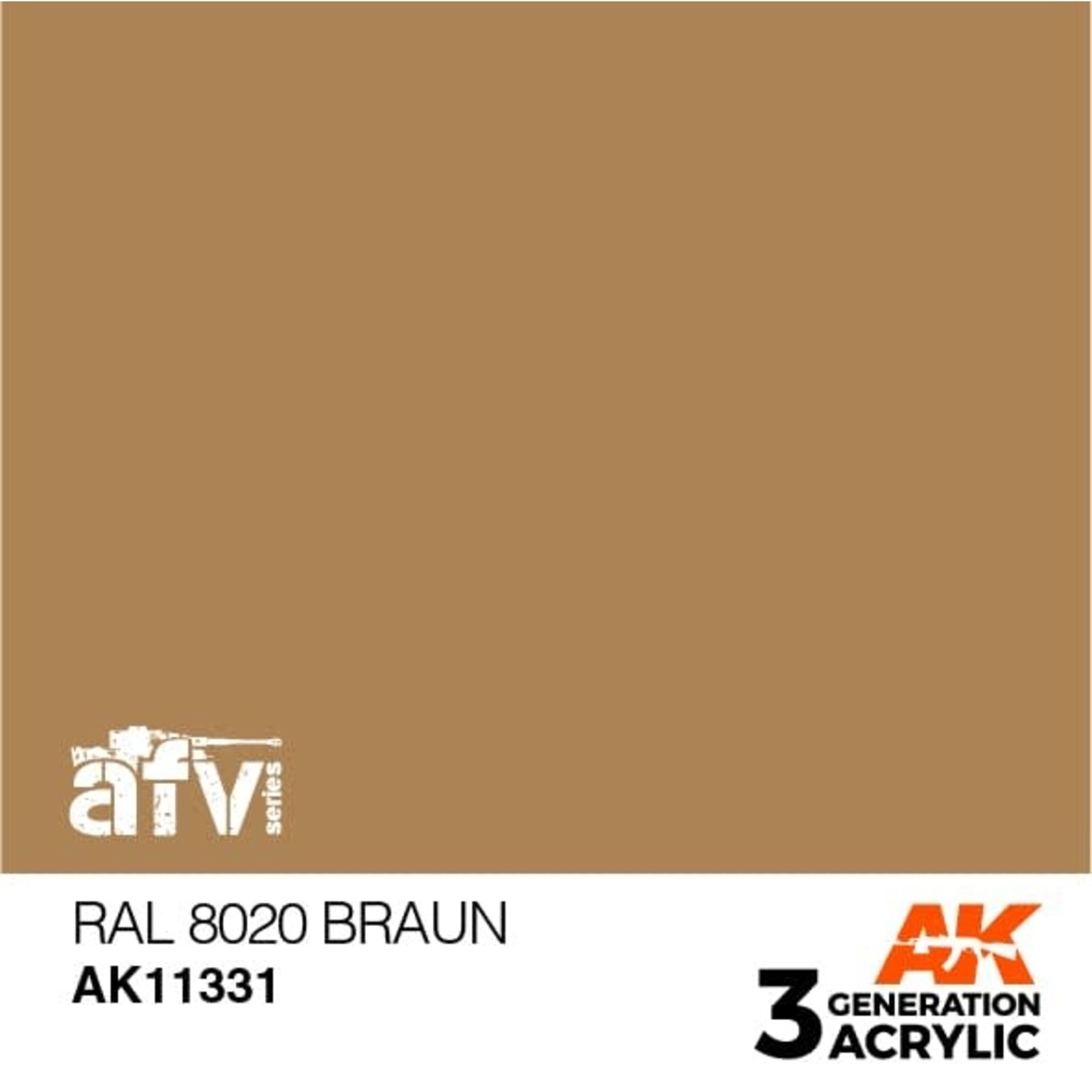 AK Interactive AK11331 3G AFV RAL 8020 Braun 17ml