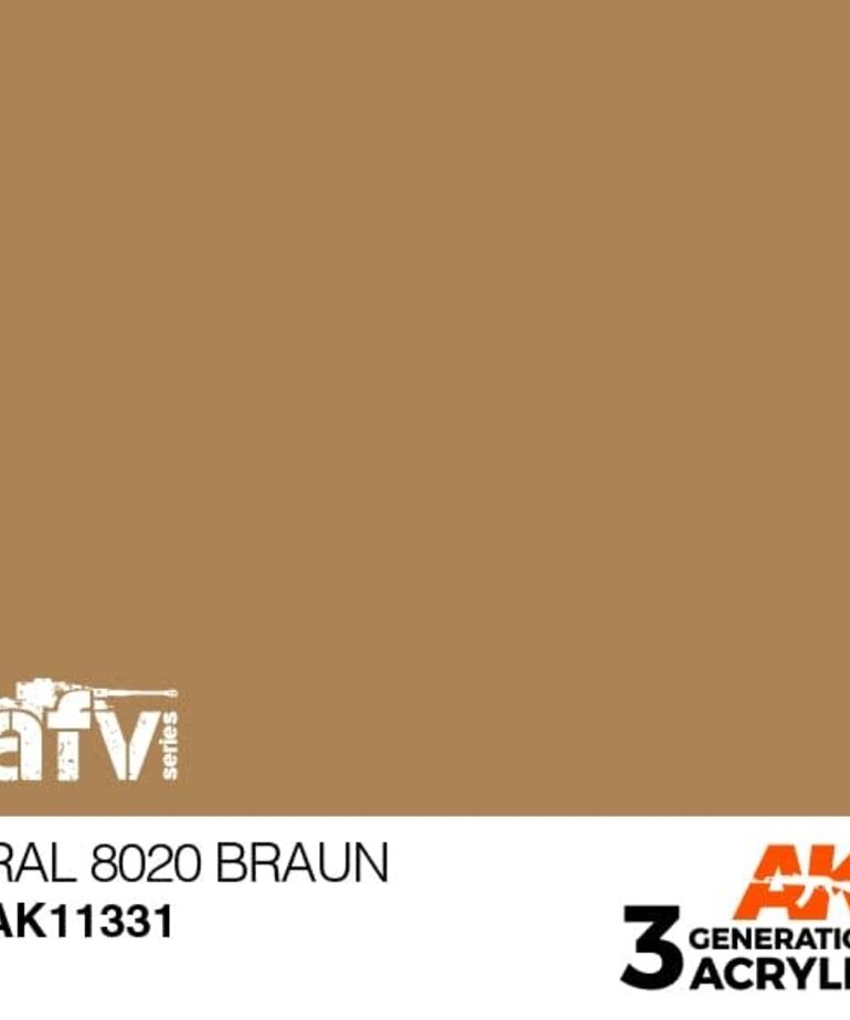 AK Interactive AK11331 3G AFV RAL 8020 Braun 17ml