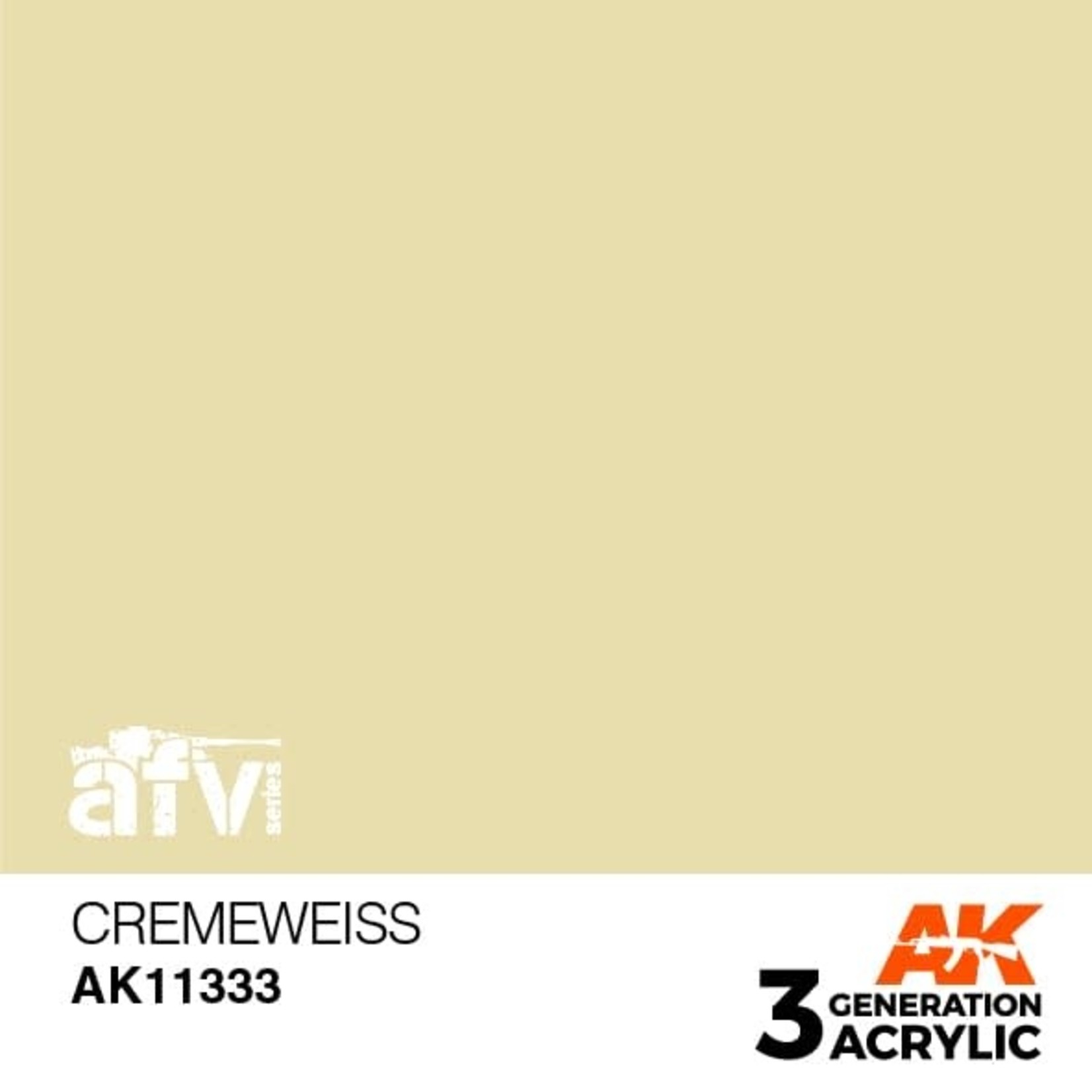 AK Interactive AK11333 3G AFV Cremeweiss 17ml