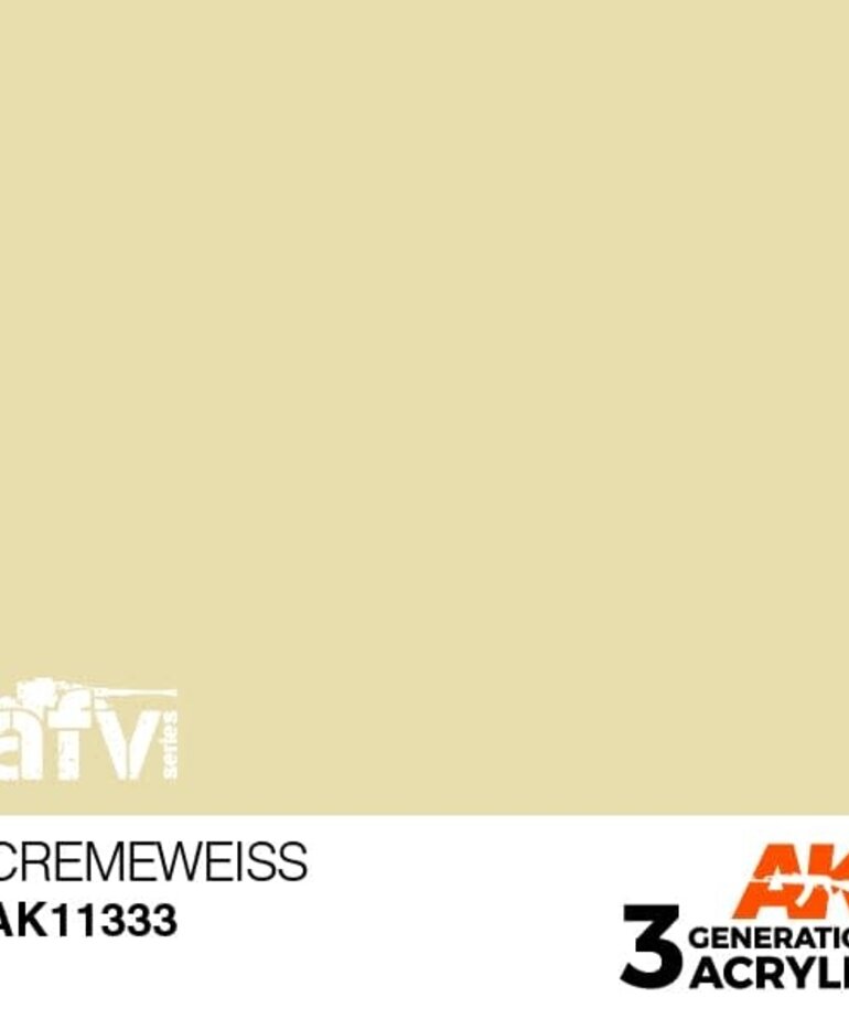 AK Interactive AK11333 3G AFV Cremeweiss 17ml