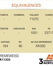 AK Interactive AK11333 3G AFV Cremeweiss 17ml