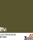 AK Interactive AK11334 3G AFV Olive Drab Base 17ml