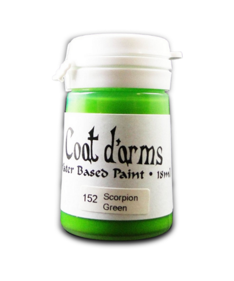 Coat D' Arms Coat D'Arms 152 Scorpion Green 18ml