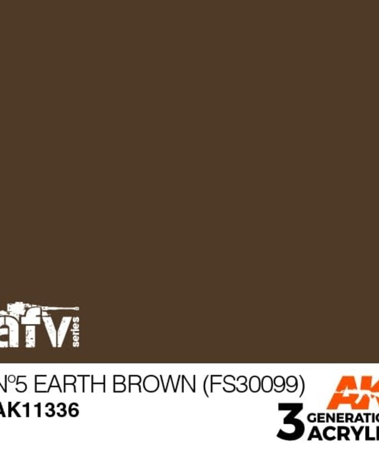 AK Interactive AK11336 3G AFV No5 Earth Brown (FS30099) 17ml
