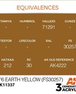AK Interactive AK11337 3G AFV No6 Earth Yellow (FS30257) 17ml