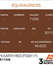 AK Interactive AK11338 3G AFV No8 Earth Red (FS30117) 17ml