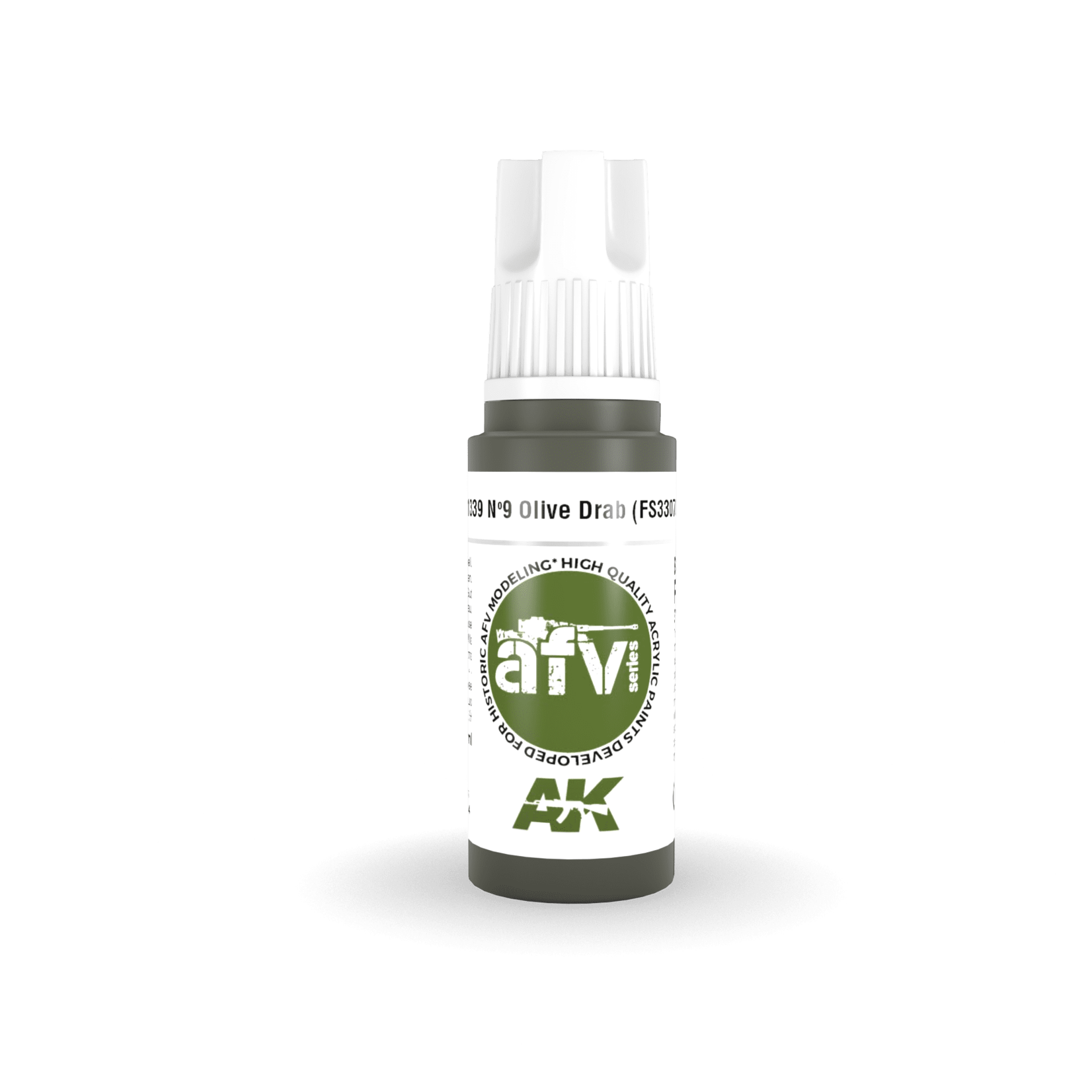 AK Interactive AK11339 3G AFV No9 Olive Drab (FS33070) 17ml