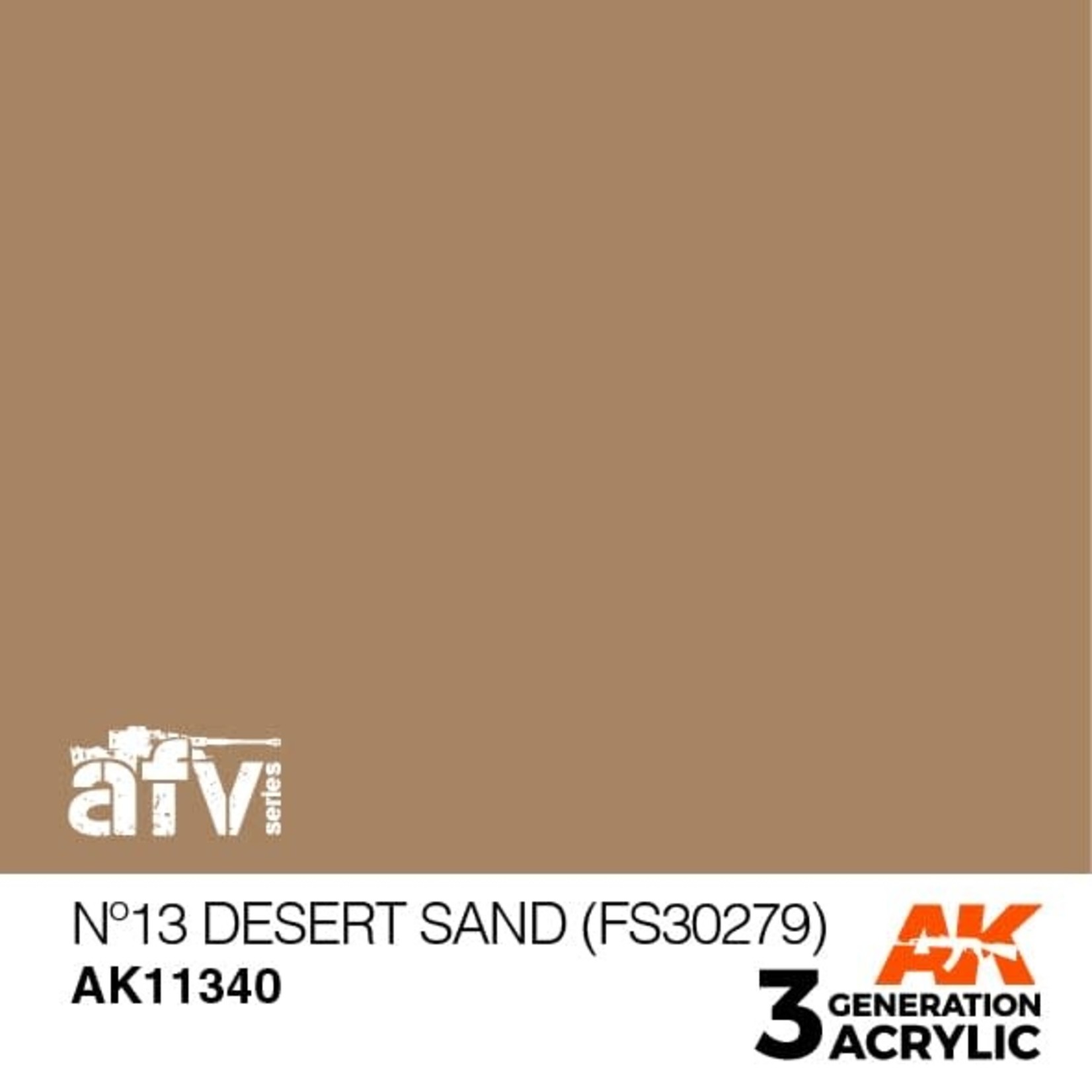 AK Interactive AK11340 3G AFV No13 Desert Sand (FS30279) 17ml