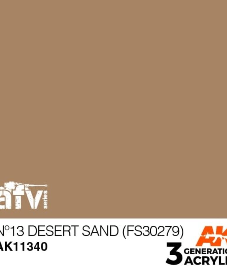 AK Interactive AK11340 3G AFV No13 Desert Sand (FS30279) 17ml