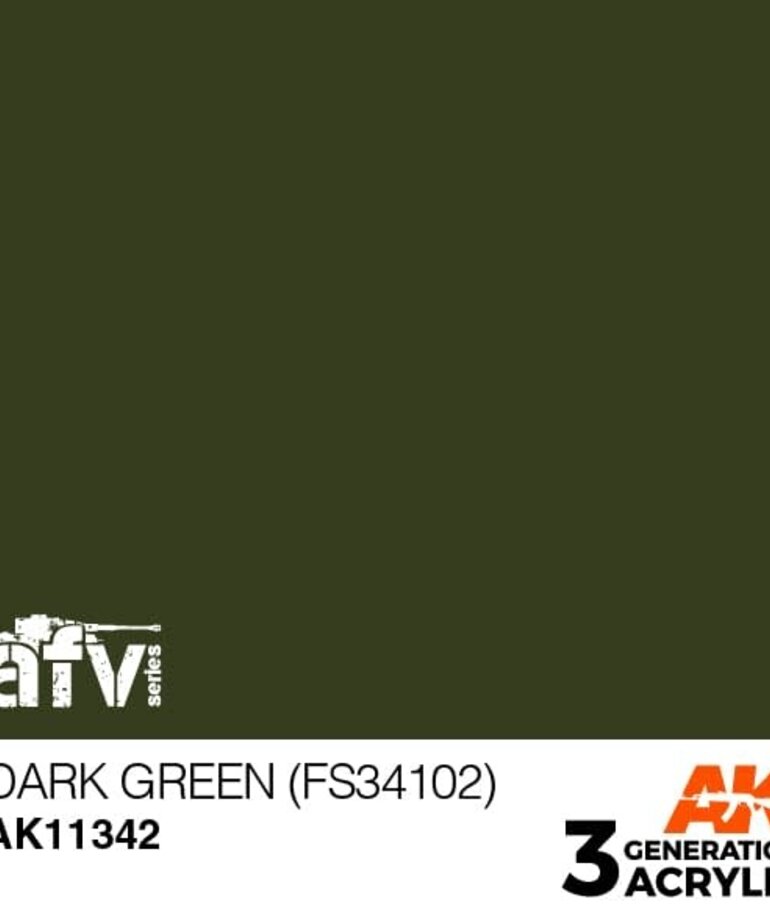 AK Interactive AK11342 3G AFV Dark Green (FS34102) 17ml