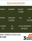 AK Interactive AK11342 3G AFV Dark Green (FS34102) 17ml