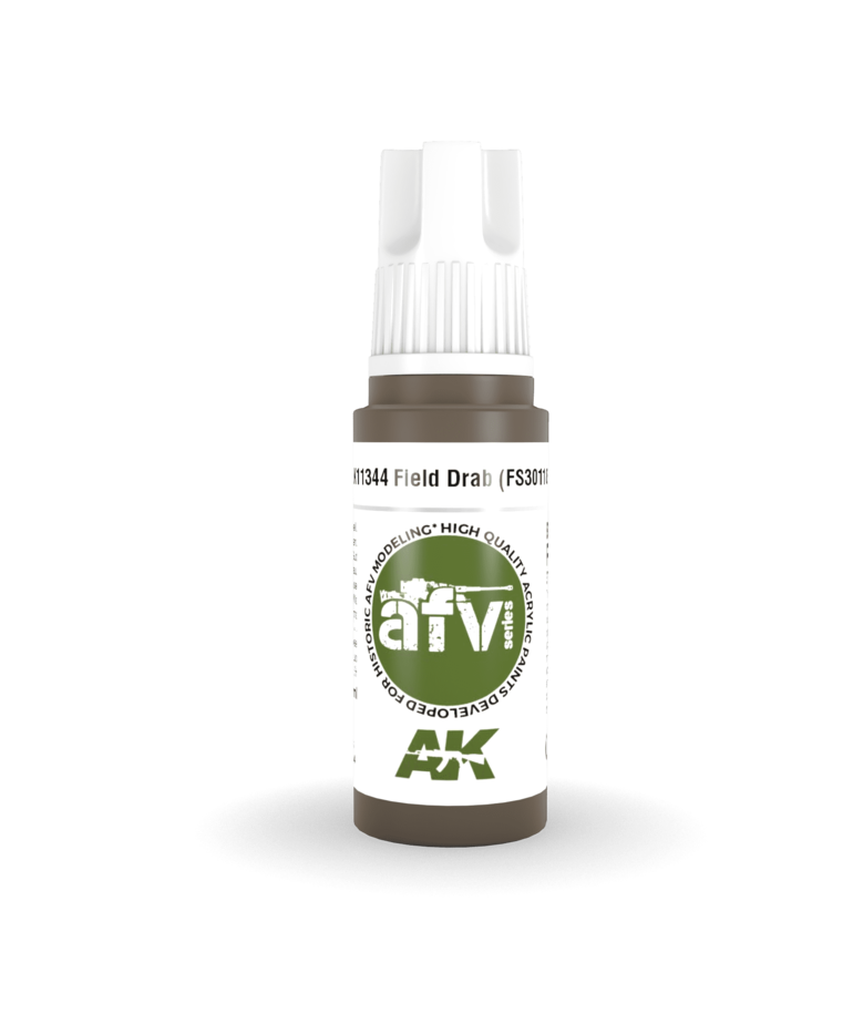 AK Interactive AK11344 3G AFV Field Drab (FS30118) 17ml