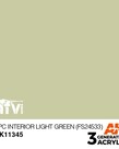 AK Interactive AK11345 3G AFV APC Interior Light Green (FS24533) 17ml