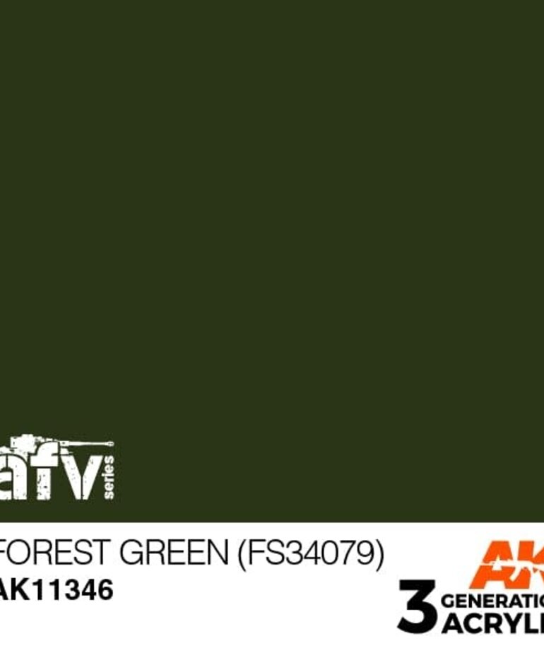 AK Interactive AK11346 3G AFV Forest Green (FS34079) 17ml