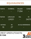 AK Interactive AK11346 3G AFV Forest Green (FS34079) 17ml