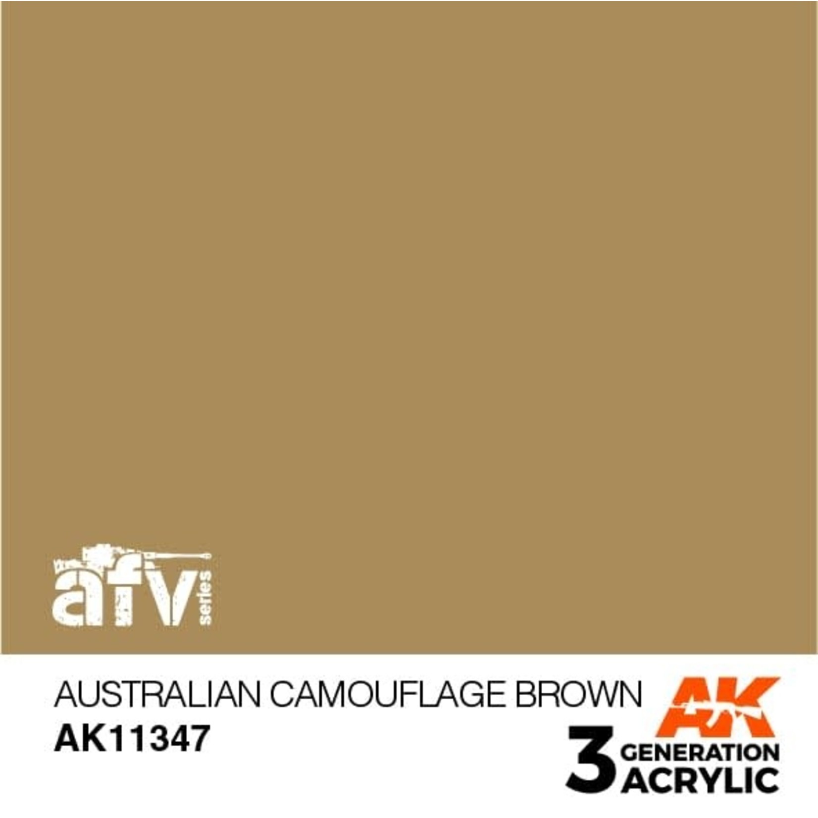 AK Interactive AK11347 3G AFV Australian Camouflage Brown 17ml