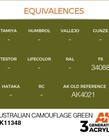 AK Interactive AK11348 3G AFV Australian Camouflage Green 17ml