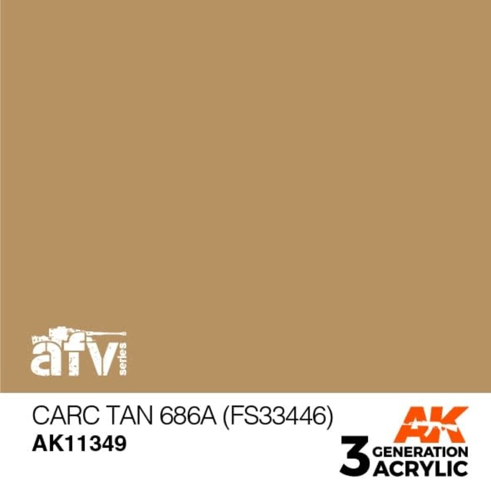 AK Interactive AK11349 3G AFV CARC Tan 686A (FS33446) 17ml