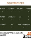 AK Interactive AK11350 3G AFV Modern Spanish Green 17ml