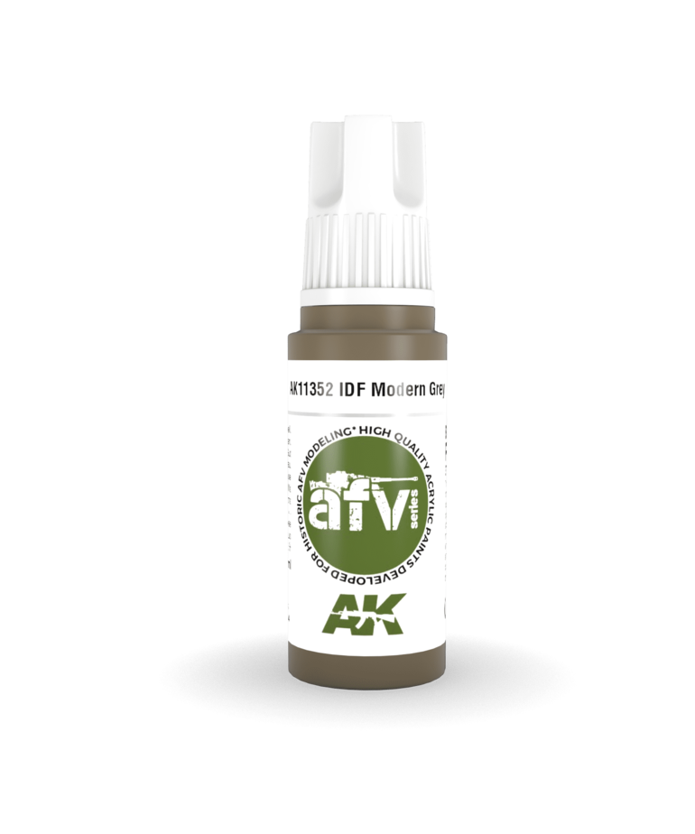 AK Interactive AK11352 3G AFV IDF Modern Grey 17ml