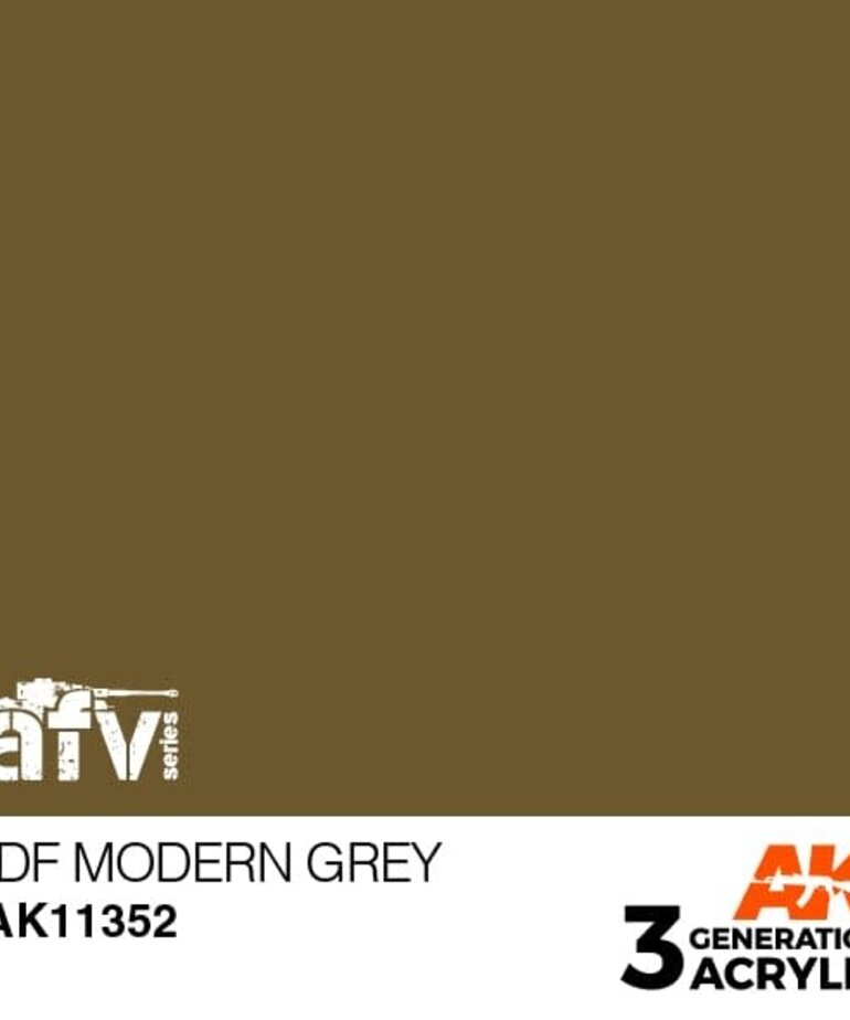 AK Interactive AK11352 3G AFV IDF Modern Grey 17ml