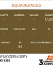 AK Interactive AK11352 3G AFV IDF Modern Grey 17ml