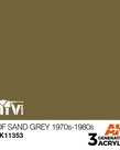 AK Interactive AK11353 3G AFV IDF Sand Grey 1970s-1980s 17ml