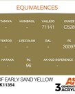 AK Interactive AK11354 3G AFV IDF Early Sand Yellow 17ml