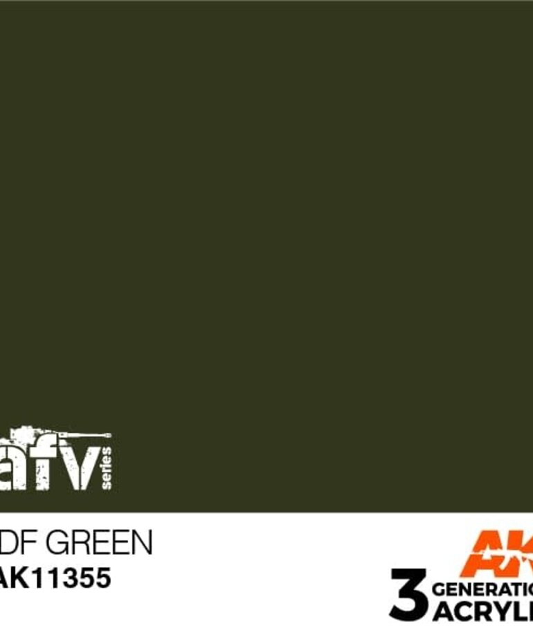 AK Interactive AK11355 3G AFV IDF Green 17ml