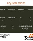 AK Interactive AK11357 3G AFV LAF Green 17ml