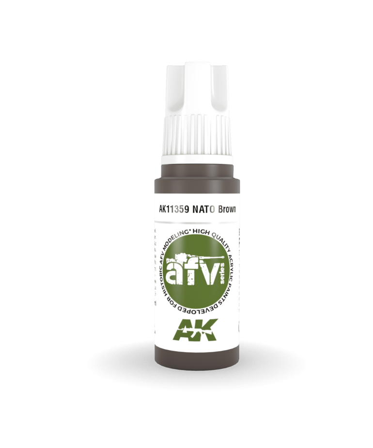 AK Interactive AK11359 3G AFV NATO Brown 17ml