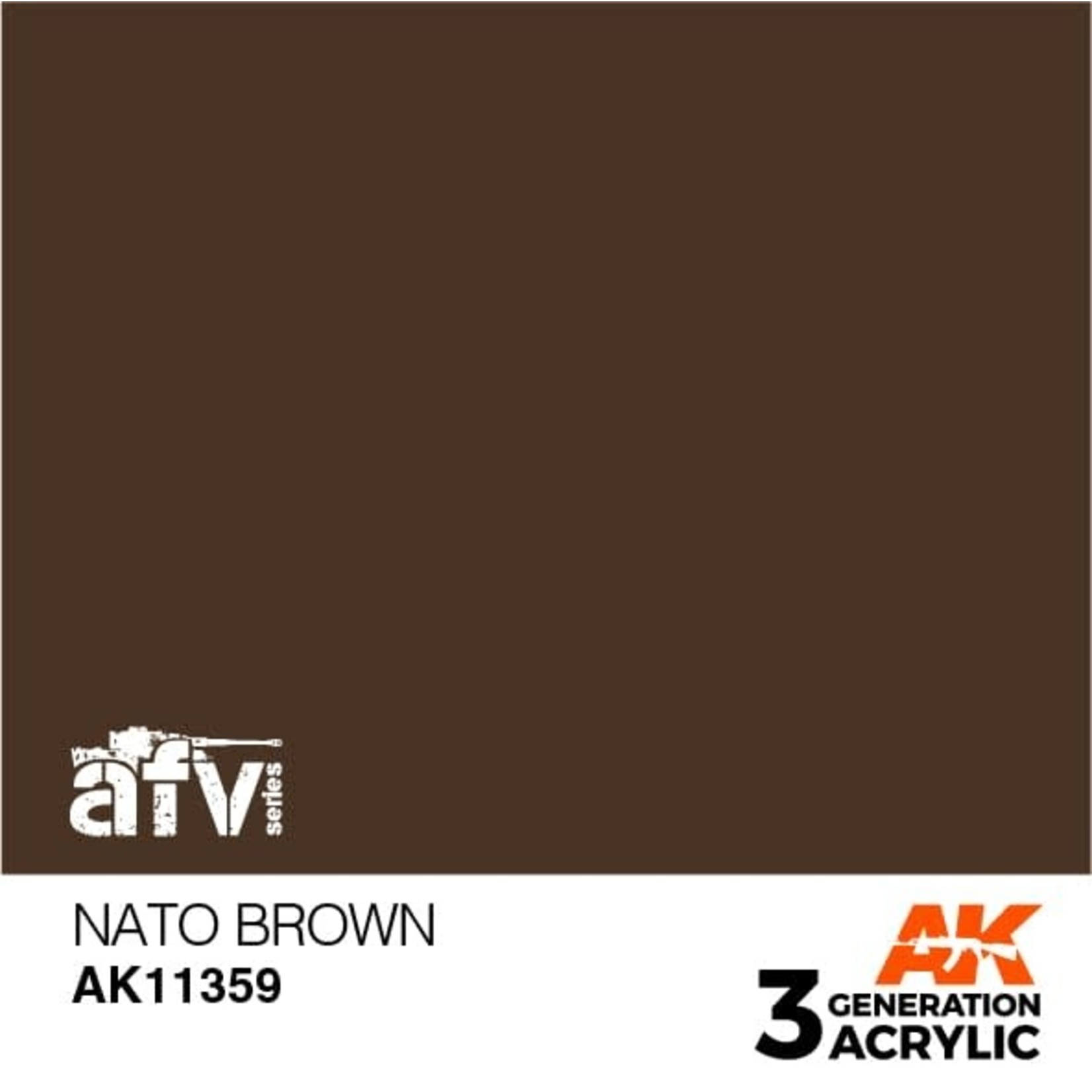 AK Interactive AK11359 3G AFV NATO Brown 17ml